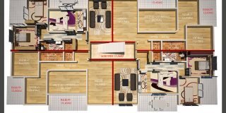 Begüm Konakları Kroki